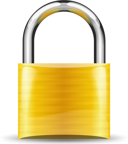 security lock gold