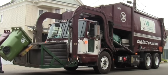 Waste Mgmt truck