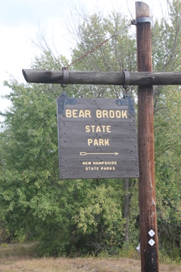 Bear Brook sign