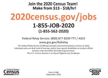 census flyer