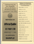 sample ballot